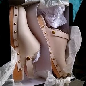 J. Crew "Convertible Leather Clogs"